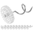 thumbnail image 4 of 200 Pcs Piquets pour Canapé Épingles Spirales Couleurs Assorties Fer Plastique Réutilisable Meubles, 4 of 8