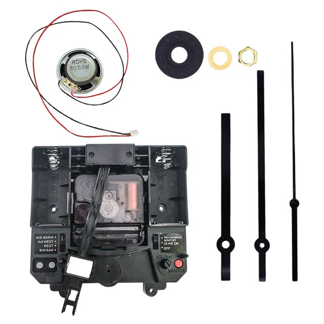 Clock Movement Mechanism with Hands Silent Mechanism Kits Parts Music for Repair I
