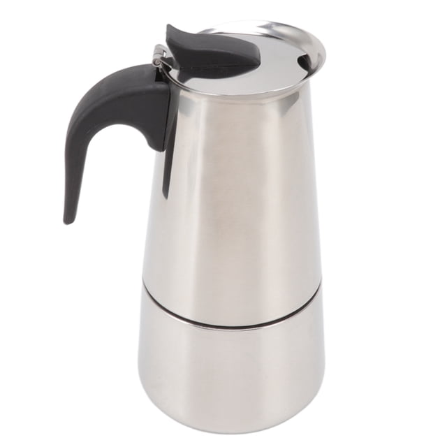 Portable Stainless Steel Moka Pot For Home And Outdoor Camping, Electric Coffee Maker With Material
