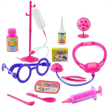 Ensemble de Jouets de Docteur Drôle 12 Pcs Jeu de Rôle Imagination Jouet de Jeu Kit de Docteur pour Enfants