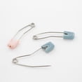 thumbnail image 2 of UNIQUE CREATIV Diaper Safety Pins - Blue & Pink Heads, Stainless Steel, 10 Pieces, 10pcs, 2 of 2