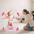 thumbnail image 2 of Costway Baby Stationary Activity Center Infant Jumper with Removable Foot Pad Pink, 2 of 10
