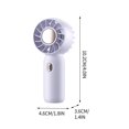 thumbnail image 3 of Ovzne 2025 Handheld Fan Convenient And Compact Outdoor Small Fan 500mA Battery On Clearance, 3 of 6