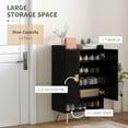thumbnail image 4 of HOMCOM Narrow Shoe Cabinet for Entryway Shoe Storage Cabinet with Storage, 4 of 10