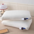 thumbnail image 1 of Yhmxh Pillows-Throw Pillows Thick Pillow Hotel Grade Down Pillow Exquisite Plaid Craftsmanship Creating A Luxurious Sleeping Experience Suitable For All Sleeping Positions Made Of Skin Friendly Cotton, 1 of 6