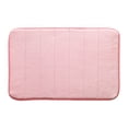thumbnail image 2 of TopLLC Bathroom Rugs, Rugs for Living Room, Area Rug Thickened Fleece Floor Mats Quilted Kitchen Bathroom Foot Mats Solid Color Entrance Door Mats Foam Foot Mats 19.68x31.49in Blanket Blanket, 2 of 6