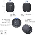 thumbnail image 3 of LOGITECH ULTIMATE EARS WONDERBOOM 4 BLACK, 3 of 5