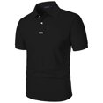 thumbnail image 4 of asjyhkr Golf Shirts for Men Quick drying Performance Short Sleeve Moisture-Wicking Workout Collared Shirts, 4 of 5