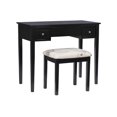thumbnail image 1 of Ensemble de coiffeuse Joanna papillon noir, 1 of 9