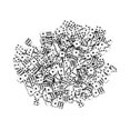 thumbnail image 4 of Milaget 100 Pieces Gaming Dice with Black Standard Six Sided for Classroom white, 4 of 8