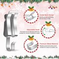 thumbnail image 2 of Christmas Lights Clips, Metal Hanger Hooks for Outdoor String Lights, 50 Pack, Silver, 2 of 4