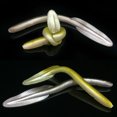 thumbnail image 3 of QualitChoice 10 Pcs Leurres Souples Petits PVC Anguille Leurre de Pêche Vif Attirail Accessoires pour Poisson Eau Salée Eau Douce Mer Poisson-Chat Équipement Or Or, 3 of 6