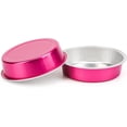 thumbnail image 4 of Mini Ramekins with Lids oz Disposable Aluminum Foil Cake Baking Tins Pans Creme Brulee Tart Pie Tins Silver Small Individual Round Containers Oven for Baking, 4 of 6