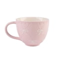 thumbnail image 1 of Holiday Time Maison De Noel Collection 15 Oz Stoneware Mug - Bow Mugs Pink, 1 of 5