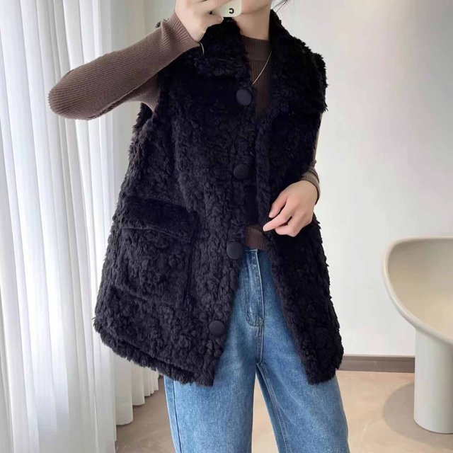LOVZFMLL Vestes pour Femmes Mode Décontractée Manteau d'Hiver Intégré Veste Mi-Longue