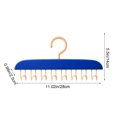 thumbnail image 4 of Closet Organizer Clothes Hanger 8-Hook Underwear Tank Top Strapless Bra Hanger Wave-Shaped Wall Mounted No-Mark Drying Rack Space Saving Dorm and Home Closet Organizer Laundry Room Accessories, 4 of 7