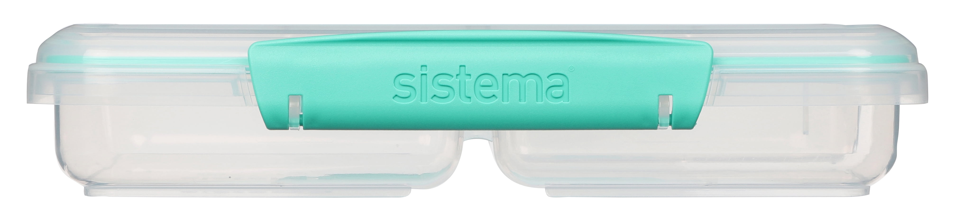 Contenant à repas et à aliments multifonctionnel Sistema À EMPORTER avec séparateurs et attaches, 820 ml, couleur variable, 1 pièce