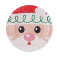 thumbnail image 1 of Holiday time, Christmas Santa Paper Plates, 7in, 12ct, 1 of 4