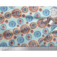 thumbnail image 2 of Soimoi Moss Georgette Fabric Brush Stroke Abstract Printed Craft Fabric by the Yard 42 Inch Wide, 2 of 3