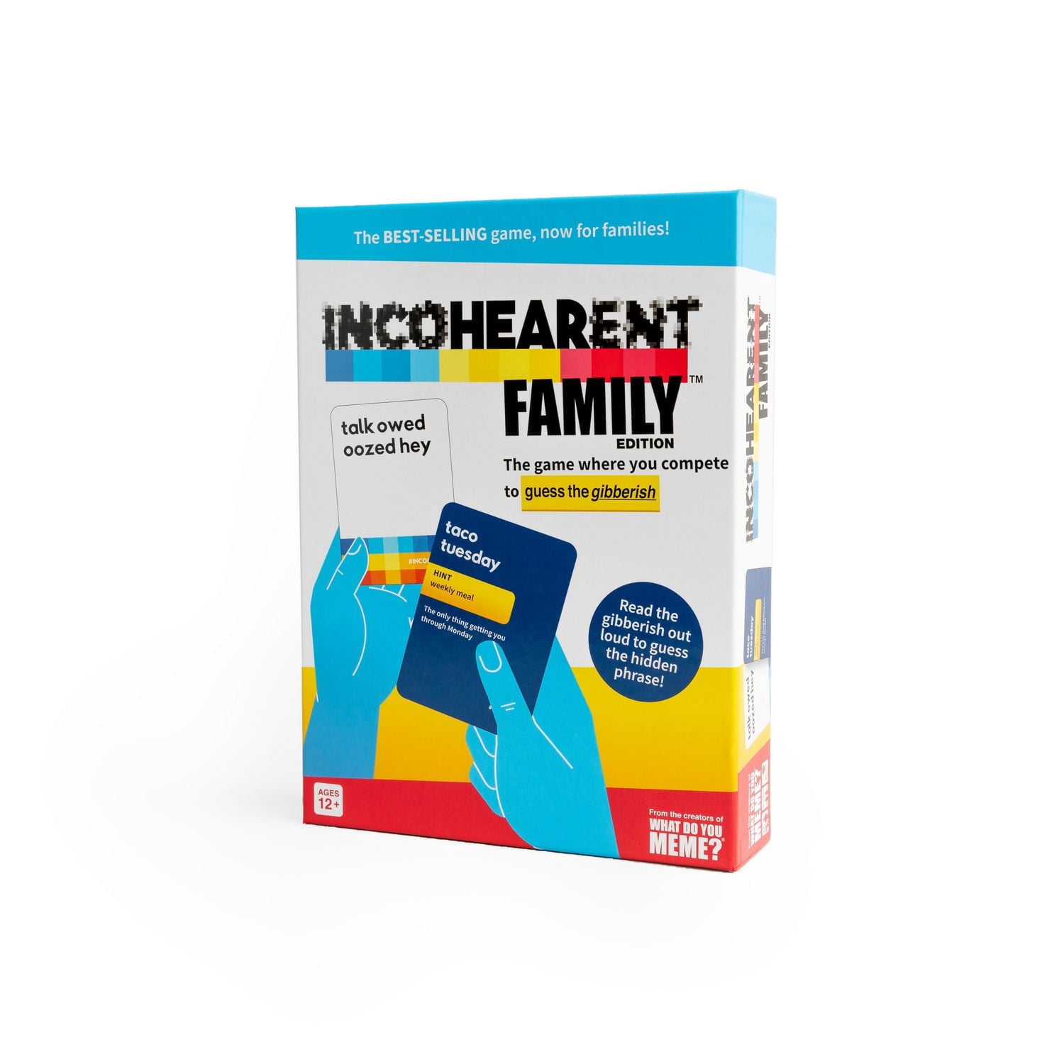 Guess The Gibberish Card Game for Families by What Do You Meme, for Kids 12+ Includes 400 Cards, Instructions, and 1 Sand Timer