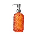 thumbnail image 1 of Glass Soap Dispenser Stylish Leakproof Refillable for Kitchen Home and Hotel Orange, 1 of 9