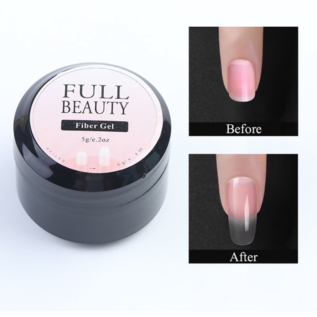 Riforla 5ml Nail Fiber UV Gel Fiberglass Extension Gel Varnish Repair Broken Nails Gel Nail Polish