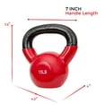 thumbnail image 3 of Sunny Health & Fitness Vinyl Coated Kettle Bell, 3 of 4