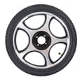 thumbnail image 2 of Wheelchair Caster, Electric Wheelchair Wheel 16in Excellent  for Replacement, 2 of 7