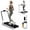 Silver, variant on Superfit 3-in-1 Folding Treadmill with Smart Apps Remote Control LED Display and Speakers Black