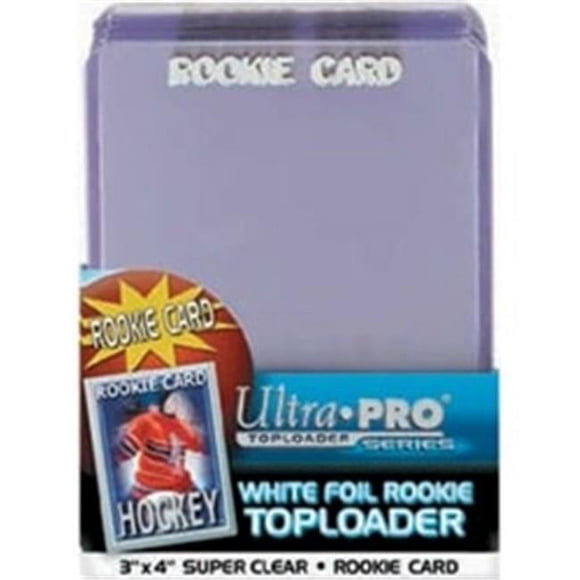 Top Loader - 3"x4" White Rookie (25 per pack)