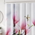 thumbnail image 2 of Hometrends Decorative Fabric Shower Curtain with Botanical Designs, 2 of 7