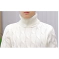 thumbnail image 3 of OmicGot New Men's Thick Turtleneck Sweater Pullovers Male Autumn Winter Solid Color High Neck Knitted Sweaters Knitwear M-3XL, 3 of 6
