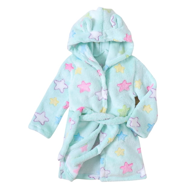 Children's Flannel Baby New Fashion Bathrobe Casual