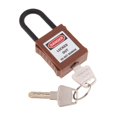 thumbnail image 2 of thinsony PL38-KD 38 mm Cadenas de Sécurité Incurvé en PVC Marron, 2 of 9