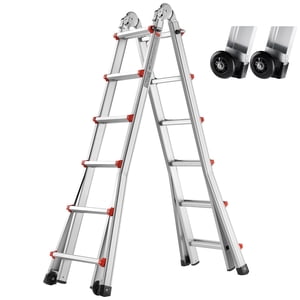 VEVOR Telescoping Échelle Un cadre 20 FT Extension Multi-fonction pour les travaux à domicile