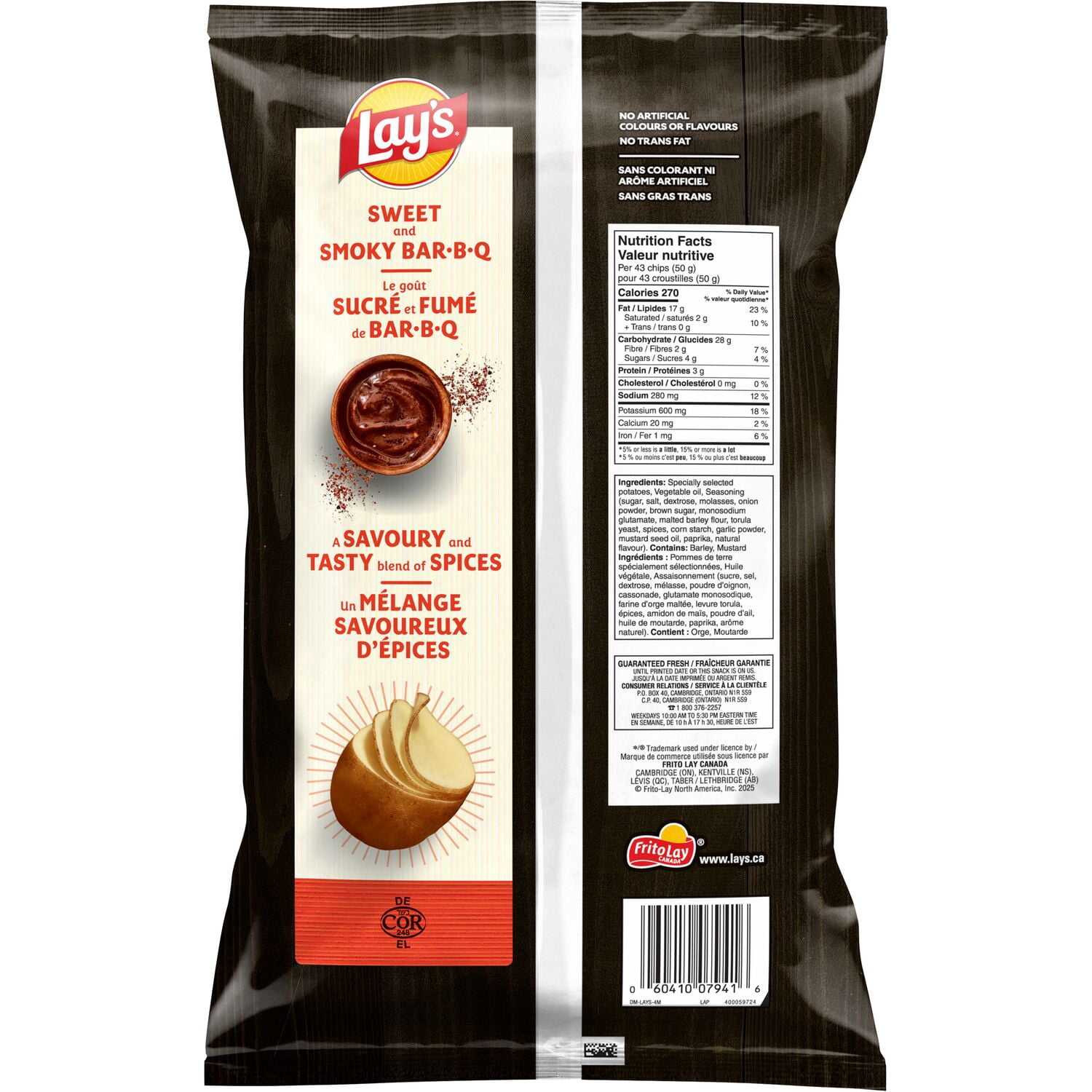 Lay's Bar-B-Q flavoured Potato Chips