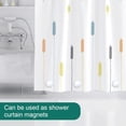 thumbnail image 4 of Lefu 1/8 Pcs Magnetic Shower Curtain Weights Shower Curtain Liner Magnets, 4 of 9