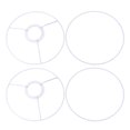 thumbnail image 1 of Unique Bargains Lampshade Holders Frames Lamp Shade Rings Baking Finish 7.09inch 2 Set, 1 of 5