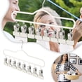 thumbnail image 1 of Space Saving Sock Drying Hanger With Clips for Dorm Rooms and Small Spaces—Efficient Laundry Organizer for Students, 1 of 6