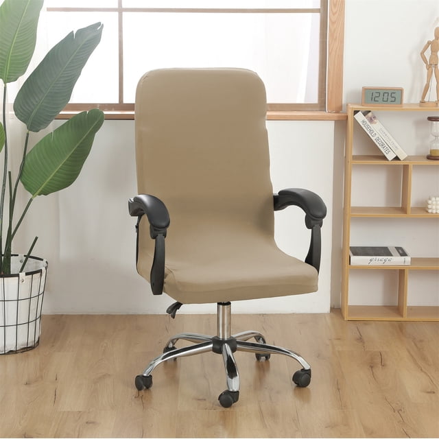 Meitianfacai Solid Color Brushed High Elastic Chair Cover Soft And Comfortable Chair Seat Cover -proof And Dirt- Chair Slipcover Suitable For Dining Chair