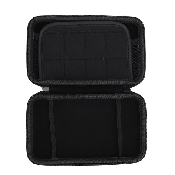 Étui de Transport pour Nouvelles Consoles 2DS TG 2DS LL 3DS, Pochette Rigide de Voyage avec 8 Fentes pour Cartes de Jeu, Sac de Rangement Extérieur en PU Résistant à l'Eau et Intérieur en EVA