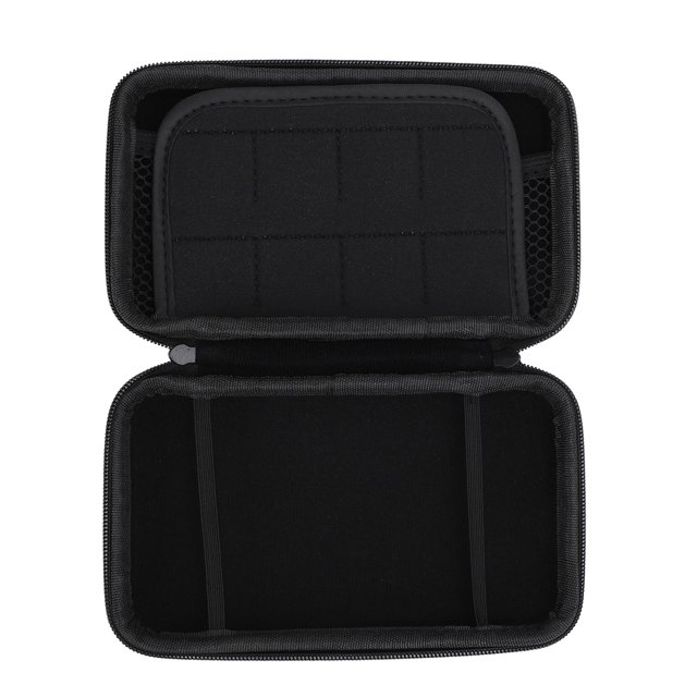 Étui de Transport pour Nouvelles Consoles 2DS TG 2DS LL 3DS, Pochette Rigide de Voyage avec 8 Fentes pour Cartes de Jeu, Sac de Rangement Extérieur en PU Résistant à l'Eau et Intérieur en EVA