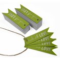 thumbnail image 3 of Inkdotpot Silver Foil Paper Hang Tags Made With Love Text Favor Tags 50 Pieces, 3 of 6