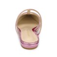 thumbnail image 3 of BLISSFUL STEP Women's Glitter Pointy Toe Flats Mules, 3 of 7