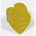thumbnail image 2 of Inkdotpot 50 Pack Real Gold Foil Paper Tag Happy Birthday Favor Hang Tag, 2 of 6