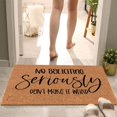 thumbnail image 4 of Deals of The Day "Seriously" Front Door Mat Indoor Entrance Non Slip Washable Rubber Door Rug Natural Door Mat - Easy to Clean for Outdoor Home Kitchen Decoration Summer Decor 16x24IN, 4 of 7