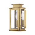 thumbnail image 4 of Livex Lighting 20191-01 Transitional One Light Outdoor Wall Lantern from Princeton Collection Finish, Antique Brass, 4 of 4