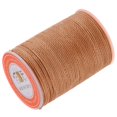 thumbnail image 4 of veasfak Fil Rond Ciré en Cuir Brun Clair 55 m pour Couture, Polyester, Cordon de Couture à la Main, 4 of 6