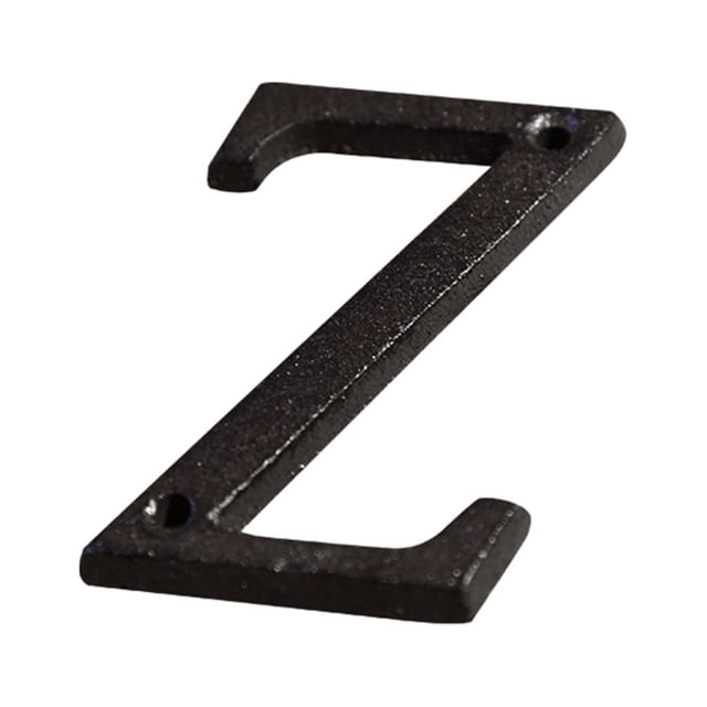 Youkk Iron Decoration Doorplate Durable And Rustproof Wide Application Not Easy To Fade Metal Metal Letters House Numbers B17--Z 1Set