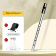 thumbnail image 3 of Lefu Irish Whistle Flute C D Bb Key 6Hole Flute Alloy Musical Instruments Accessories For Woodwind Instrument With Bags, 3 of 7